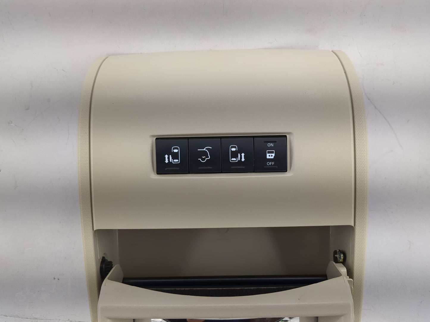 2014 Dodge Caravan Overhead Roof Console Tan - Oemusedautoparts1.com