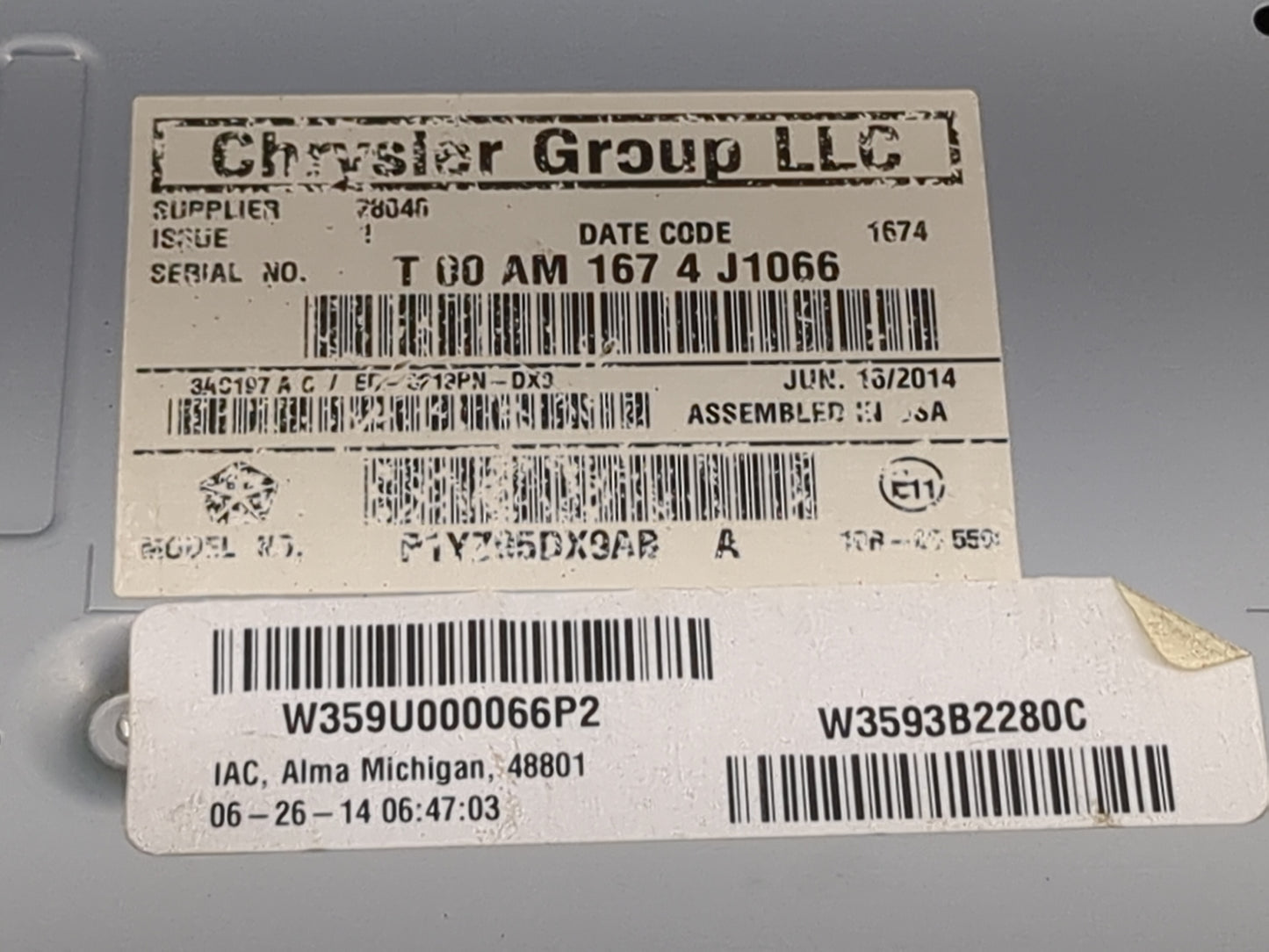 Dodge Caravan Information Display Screen 1483895 - Oemusedautoparts1.com