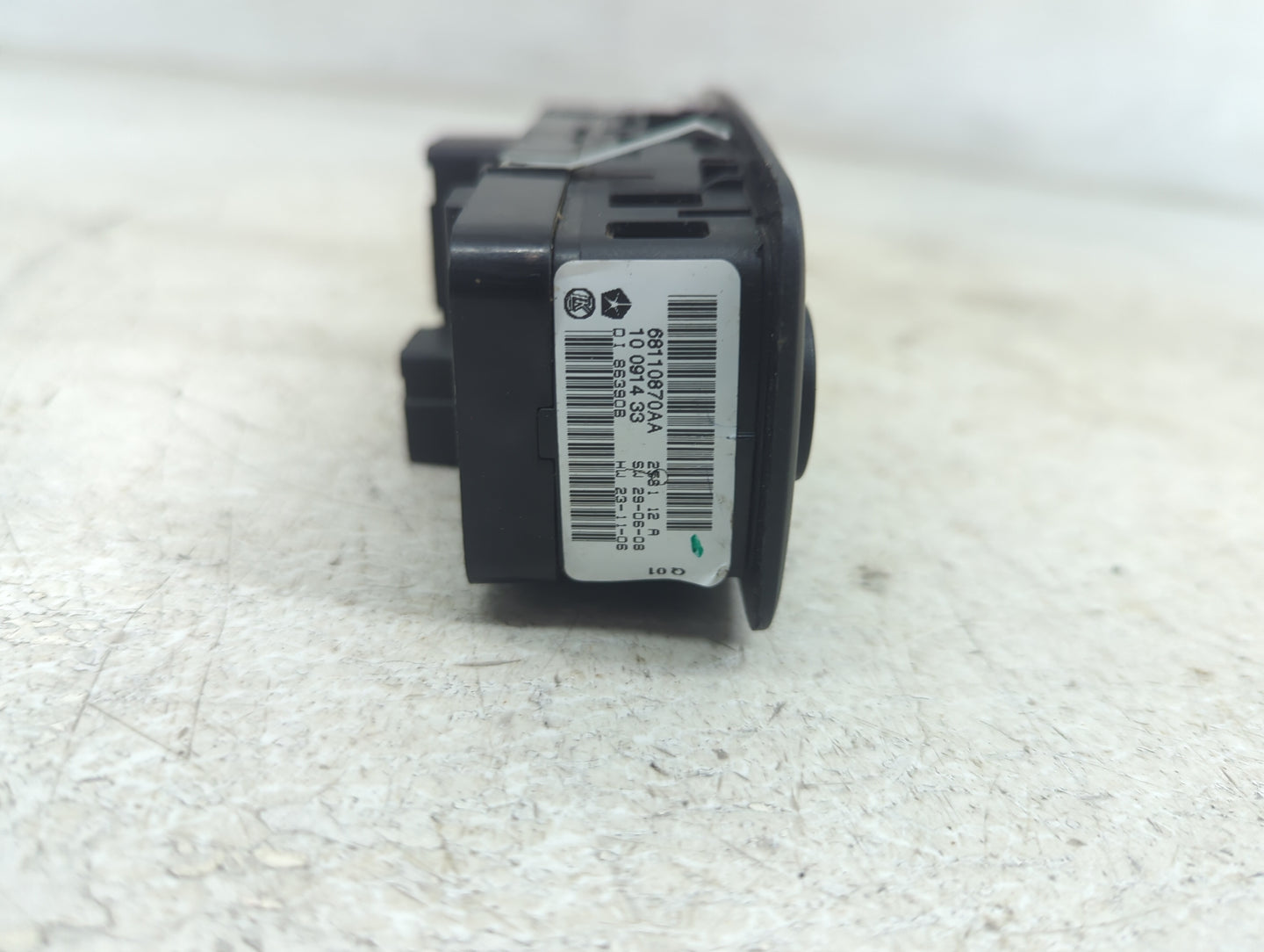 2014 Dodge Caravan Master Power Window Switch Replacement Driver Side Left P/N:68110870AA Fits Fits 2012 2013 2015 2016 OEM 