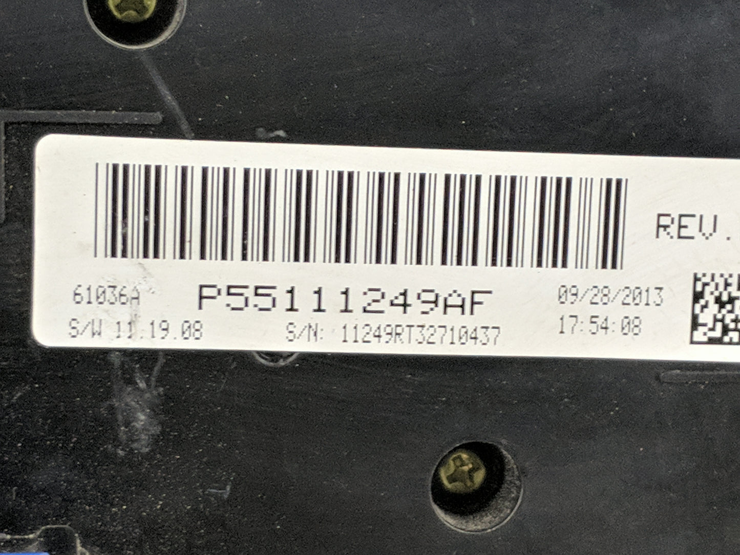 2014 Dodge Caravan Climate Control Module Temperature AC/Heater Replacement P/N:P55111249AF Fits OEM Used Auto Parts - Oemus