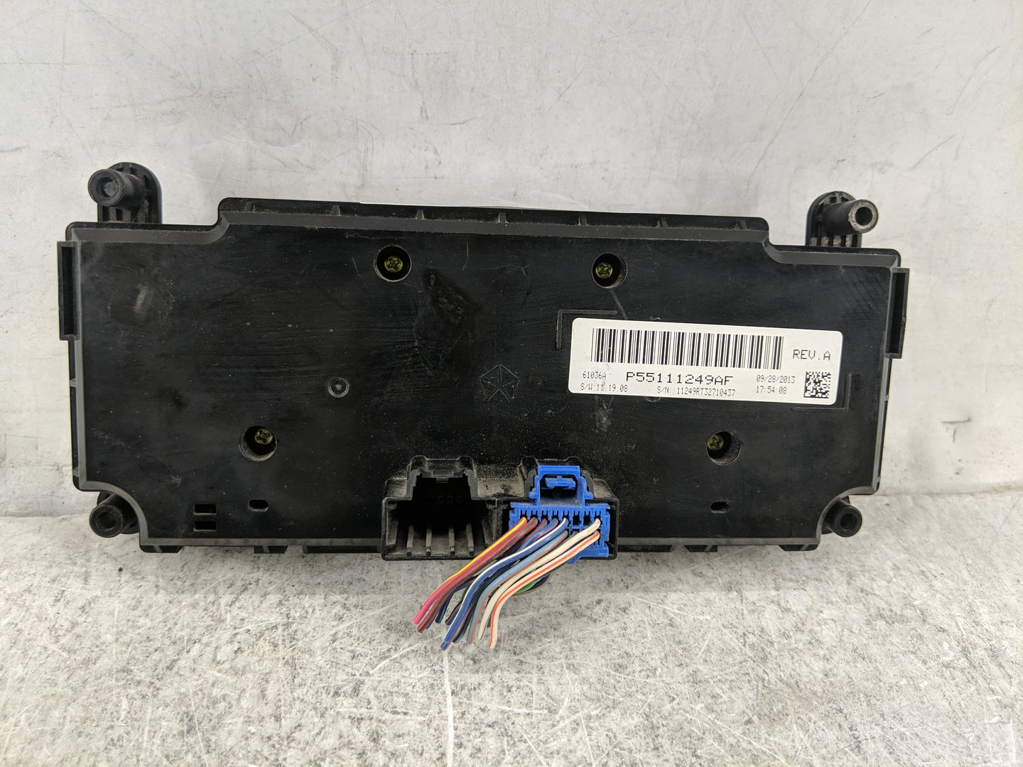 2014 Dodge Caravan Climate Control Module Temperature AC/Heater Replacement P/N:P55111249AF Fits OEM Used Auto Parts - Oemus