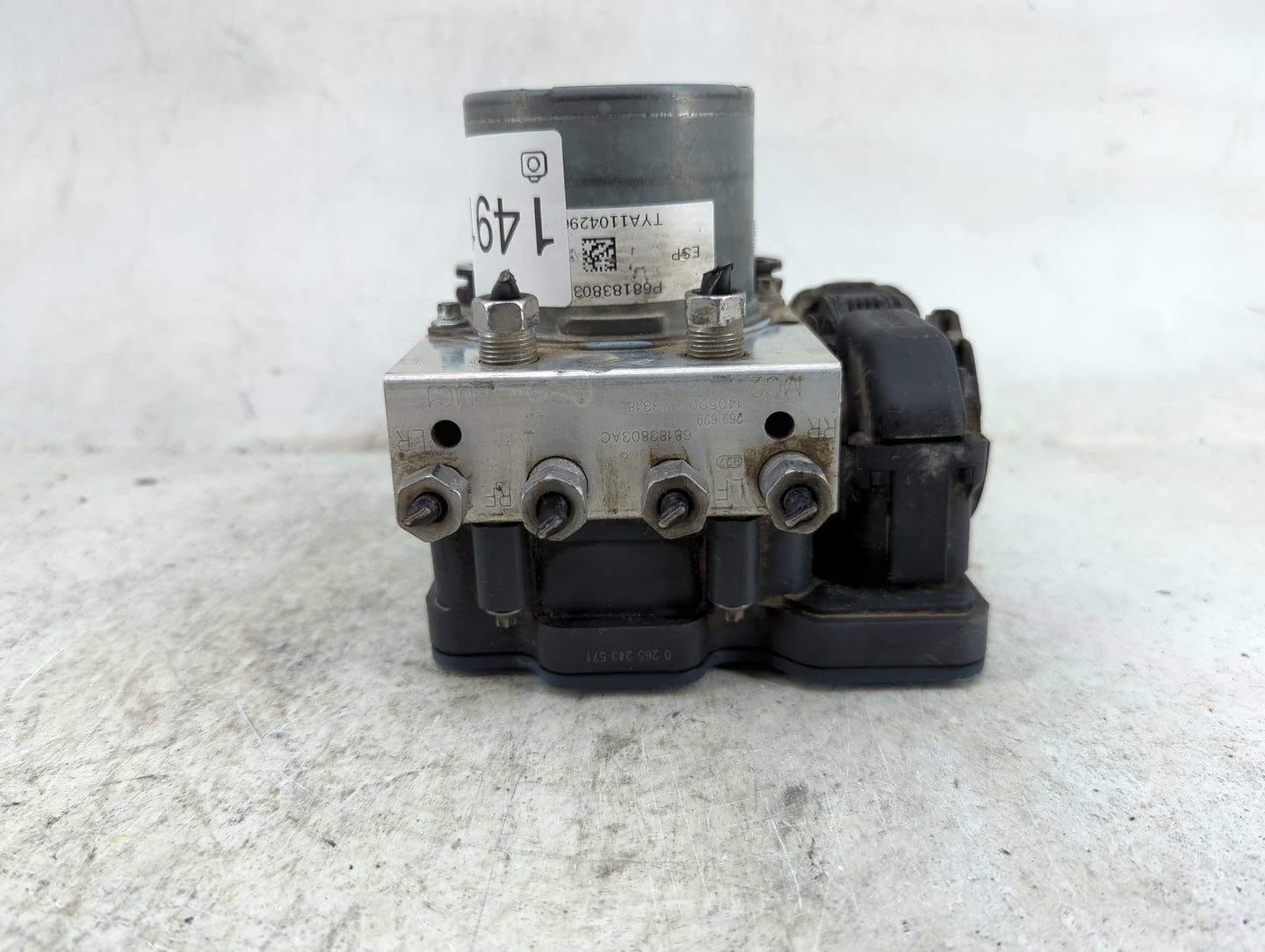 2014 Dodge Caravan ABS Pump Control Module Replacement P/N:P68183803 68182803AC, 0265243591, 0265243597 Fits OEM Used Auto P