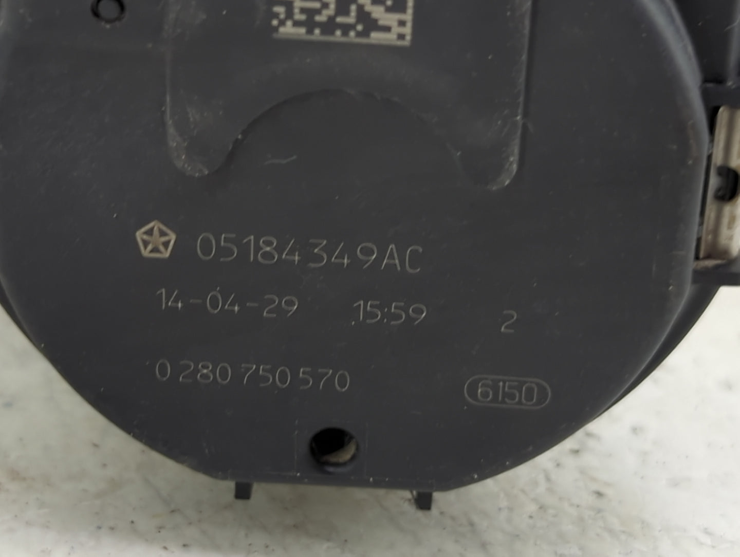 2014 Dodge Caravan Throttle Body P/N:05184349AC 0280750570 Fits Fits 2011 2012 2013 2015 2016 2017 2018 2019 2020 2021 2022 