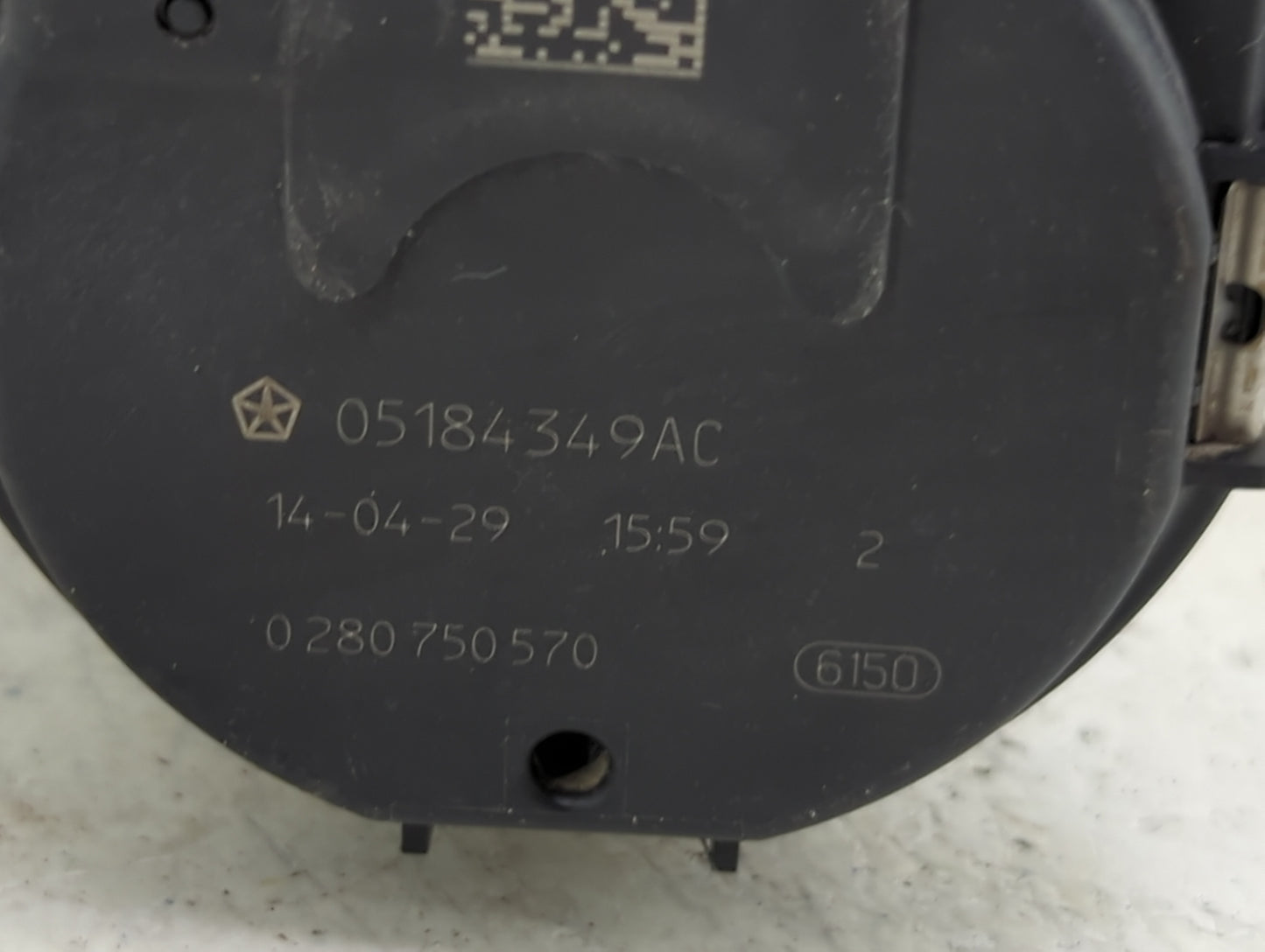 2014 Dodge Caravan Throttle Body P/N:05184349AC 0280750570 Fits Fits 2011 2012 2013 2015 2016 2017 2018 2019 2020 2021 2022 