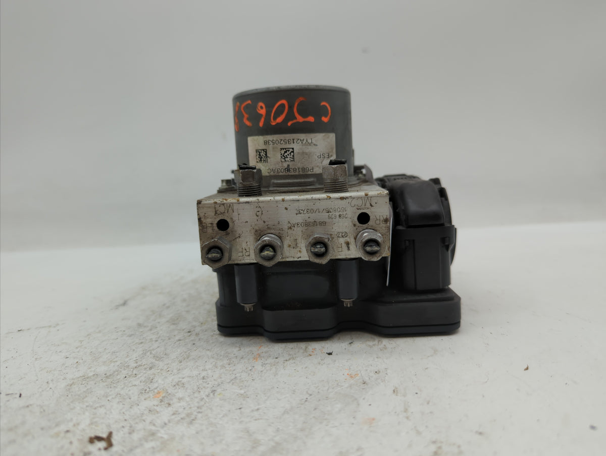 2014 Dodge Caravan Anti-Lock Brake ABS Pump Module Actuator OEM P/N:P68183803AC Fits OEM Used Auto Parts - Oemusedautoparts1