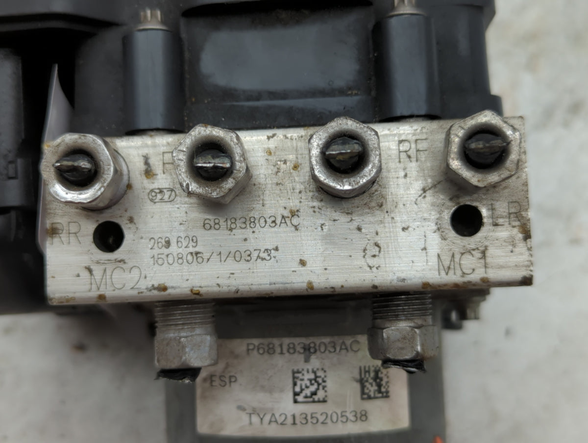 2014 Dodge Caravan Anti-Lock Brake ABS Pump Module Actuator OEM P/N:P68183803AC Fits OEM Used Auto Parts - Oemusedautoparts1