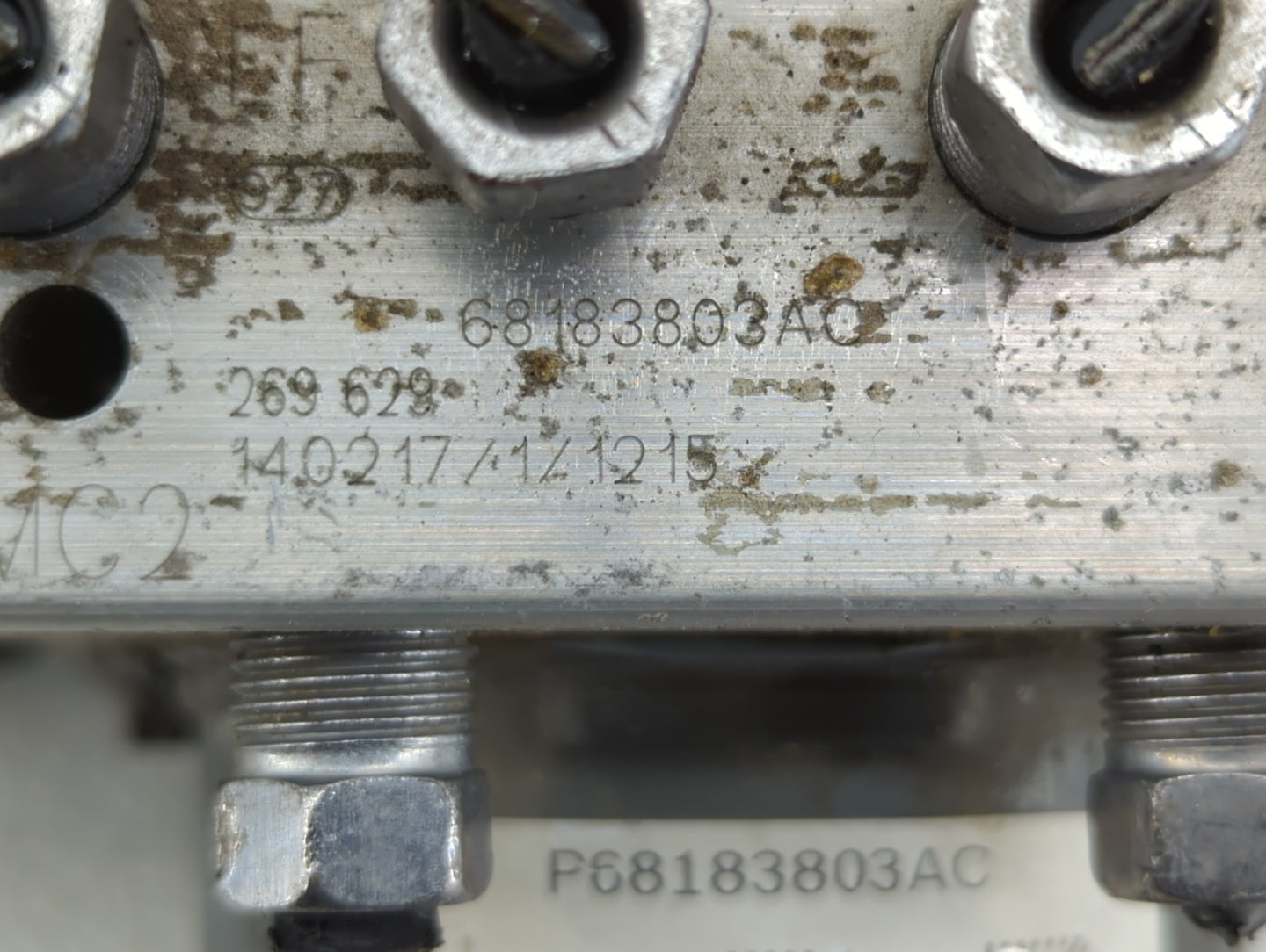 2014 Dodge Caravan ABS Pump Control Module Replacement P/N:P68183803AC Fits OEM Used Auto Parts - Oemusedautoparts1.com