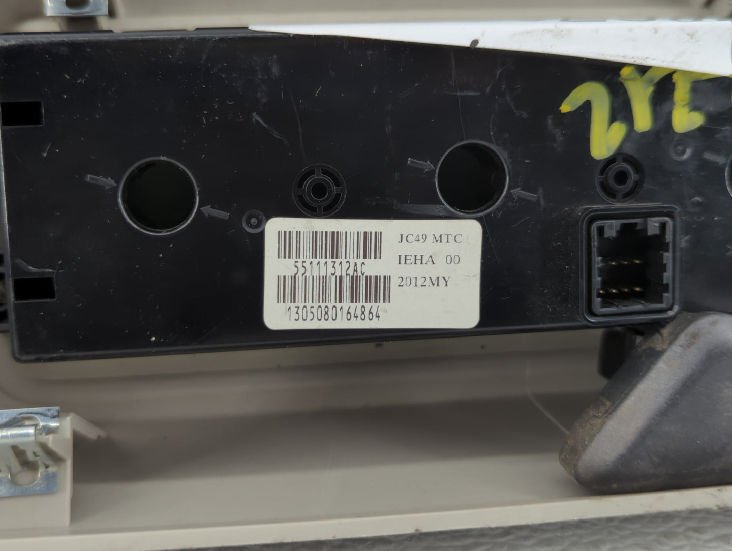 2014 Dodge Caravan Climate Control Module Temperature AC/Heater Replacement P/N:55111312AB 55111312AC Fits OEM Used Auto Par