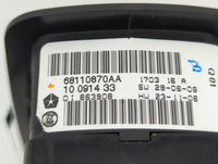 2014 Dodge Caravan Master Power Window Switch Replacement Driver Side Left P/N:68110870AA 68110870AB Fits Fits 2012 2013 201