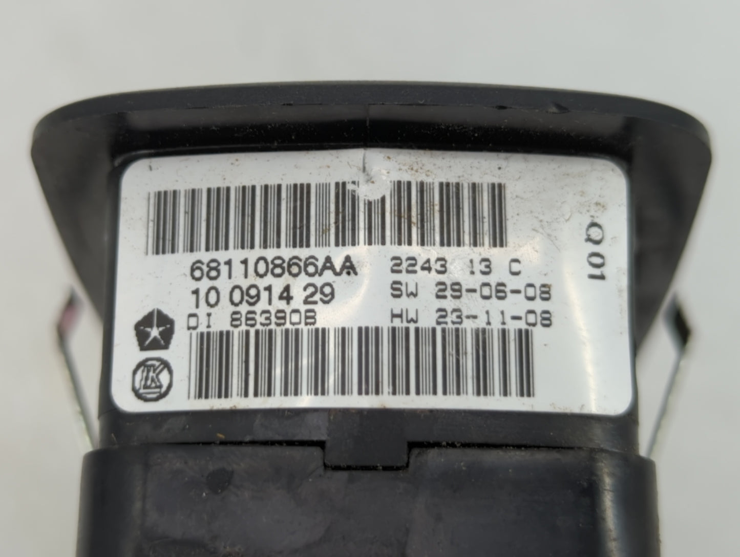 2014 Dodge Caravan Master Power Window Switch Replacement Driver Side Left P/N:68110667AF 68110866AA Fits Fits 2012 2013 201