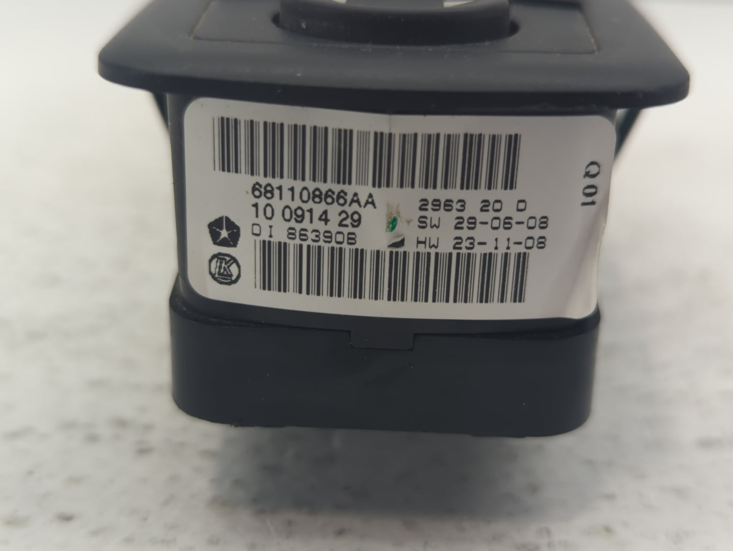 2014 Dodge Caravan Master Power Window Switch Replacement Driver Side Left P/N:68298866AA 68110667AF Fits Fits 2012 2013 201