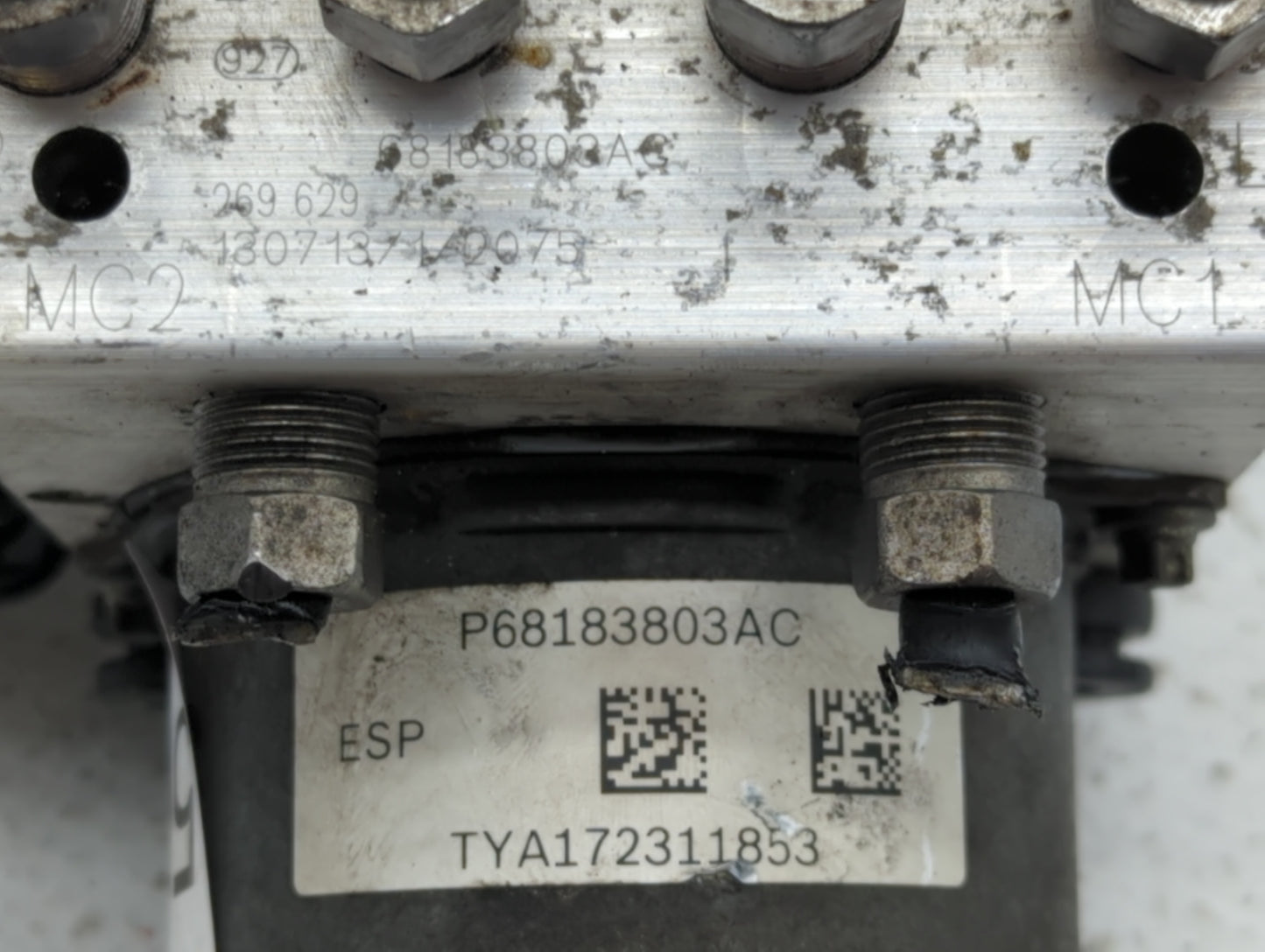 2014 Dodge Caravan ABS Pump Control Module Replacement P/N:P68183803AC Fits OEM Used Auto Parts - Oemusedautoparts1.com