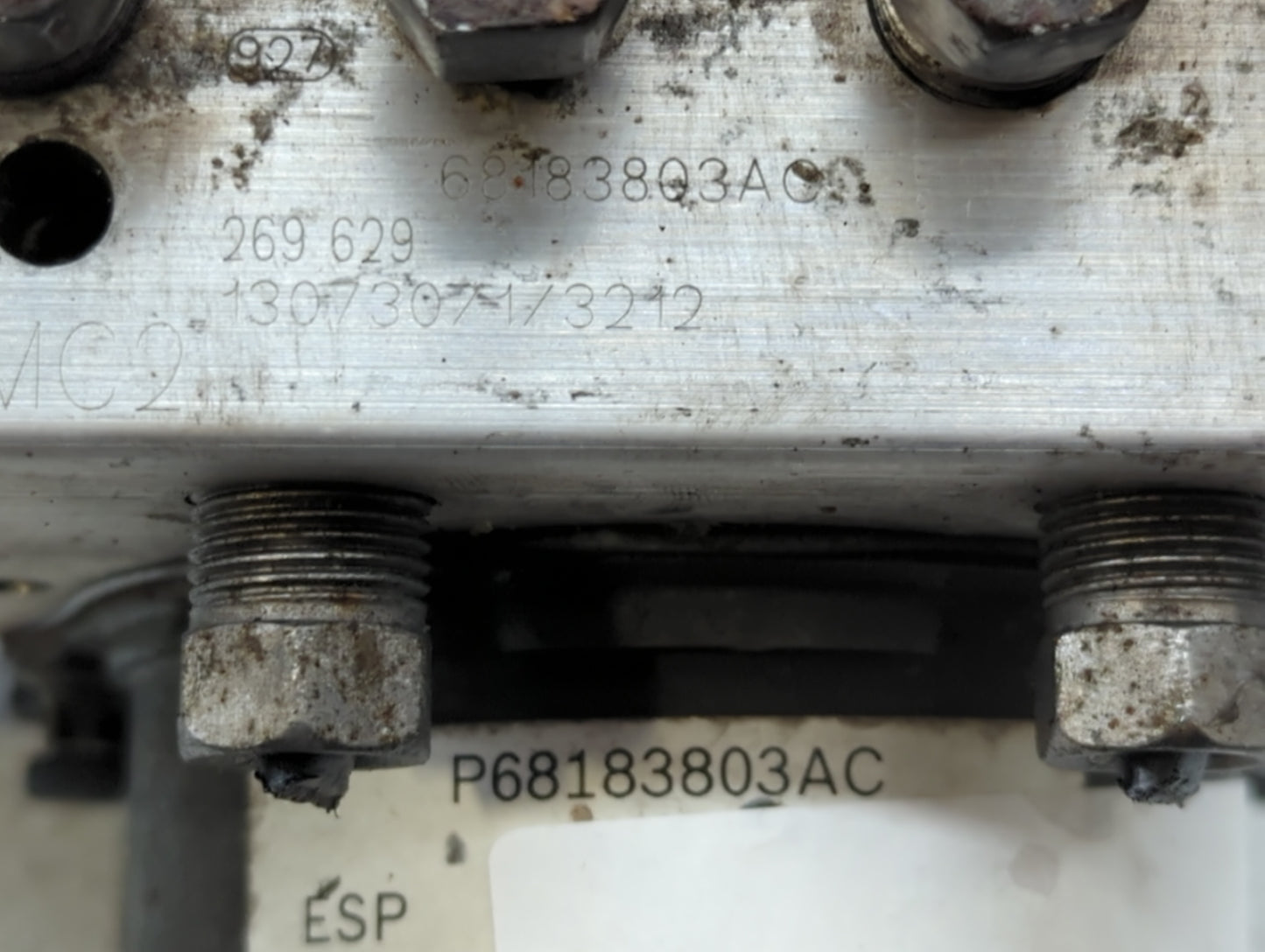 2014 Dodge Caravan ABS Pump Control Module Replacement P/N:681838Q3A0 P68183803AC Fits OEM Used Auto Parts - Oemusedautopart