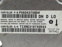 Dodge Caravan Chassis Control Module Ccm Bcm Body Control P56043708ah - Oemusedautoparts1.com