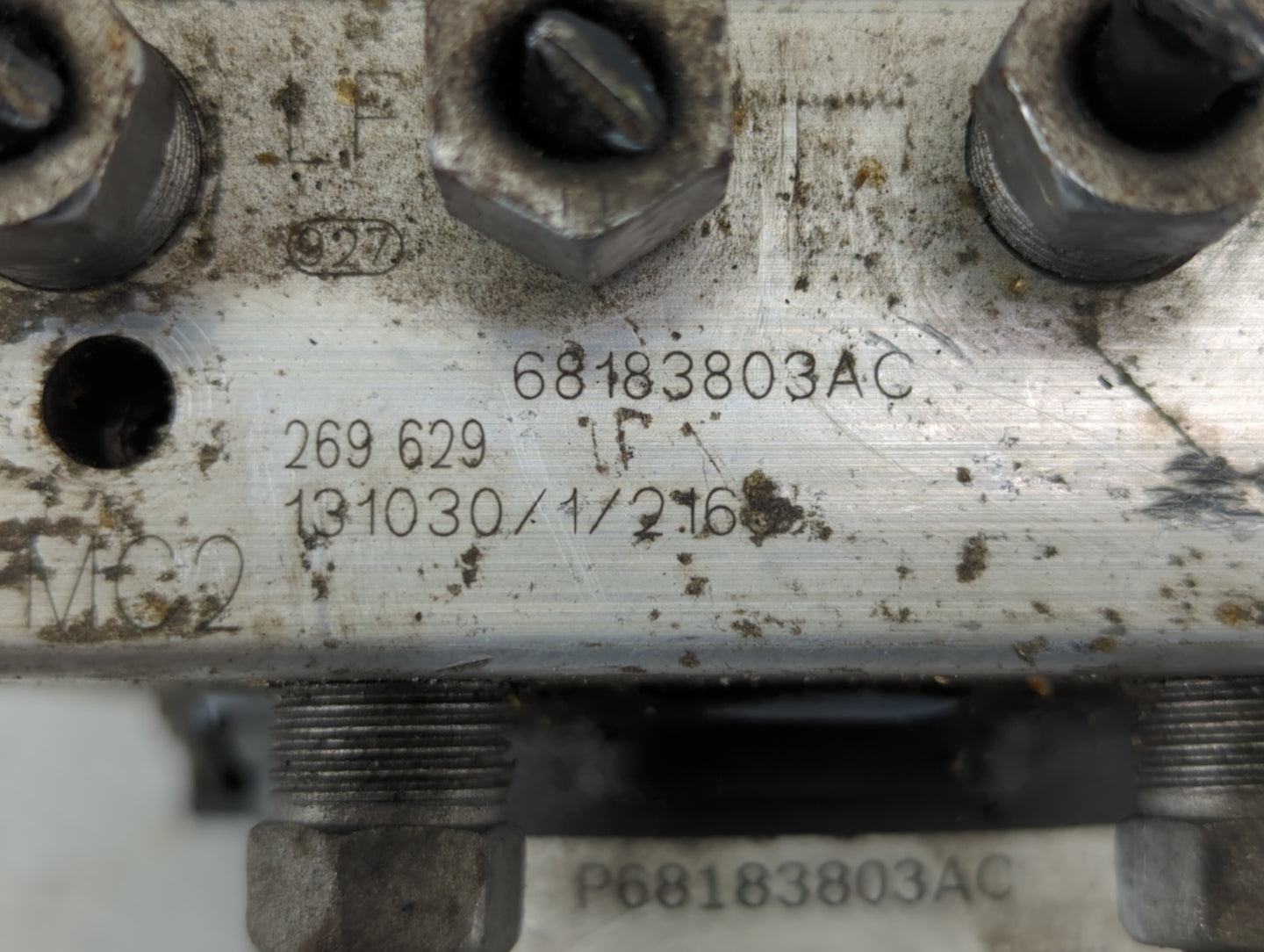 2014 Dodge Caravan ABS Pump Control Module Replacement P/N:68183803AC Fits OEM Used Auto Parts - Oemusedautoparts1.com