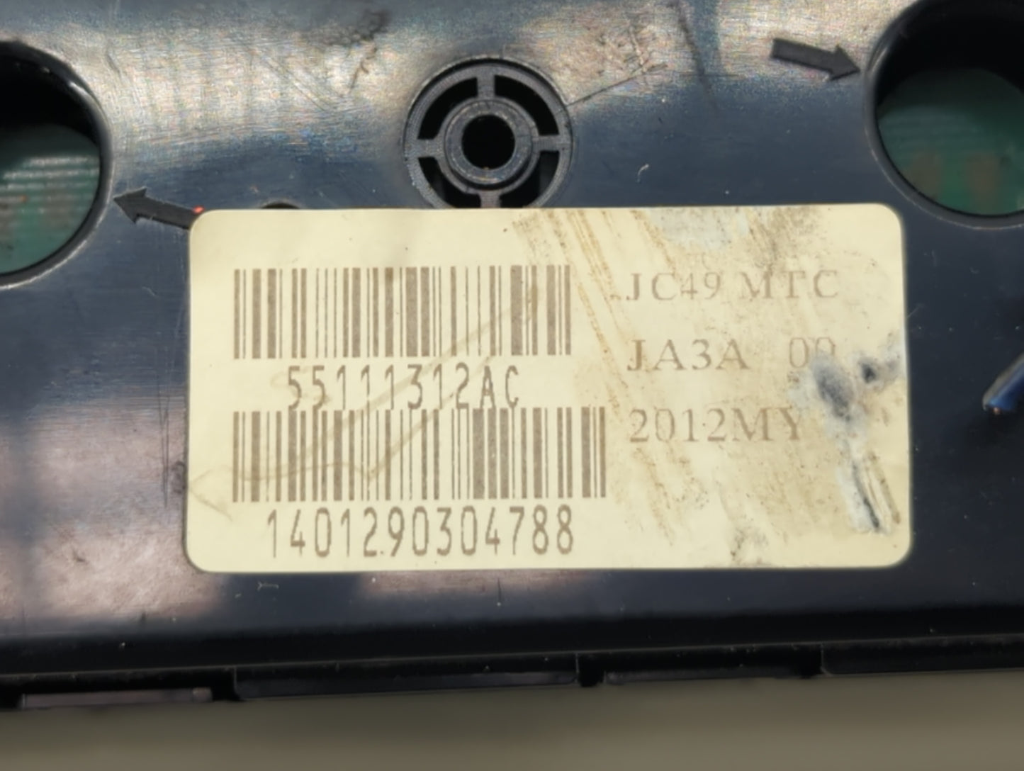 2014 Dodge Caravan Climate Control Module Temperature AC/Heater Replacement P/N:55111312AC Fits OEM Used Auto Parts - Oemuse