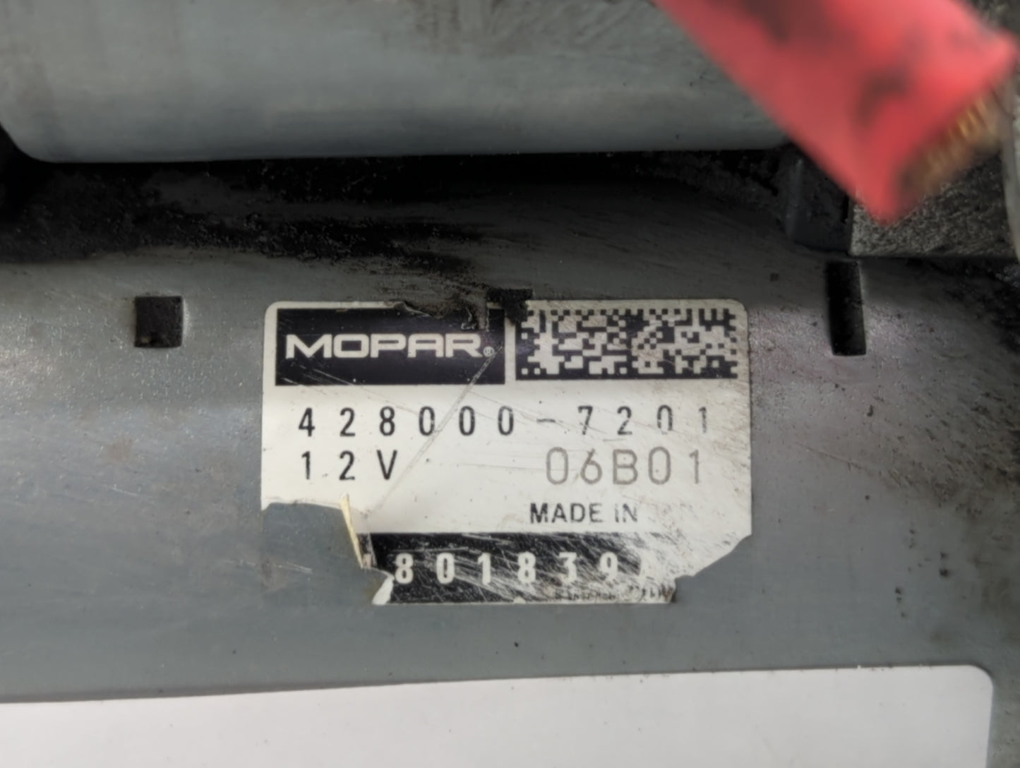 2014 Dodge Caravan Car Starter Motor Solenoid OEM P/N:428000-7201 428000-7200 Fits OEM Used Auto Parts - Oemusedautoparts1.c