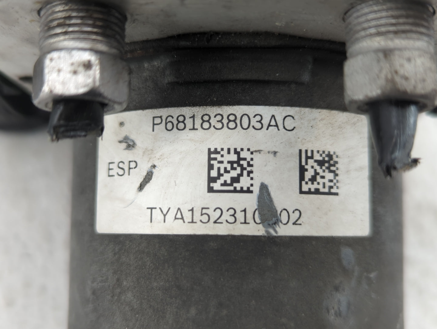 2014 Dodge Caravan ABS Pump Control Module Replacement P/N:P68183803AC Fits OEM Used Auto Parts - Oemusedautoparts1.com