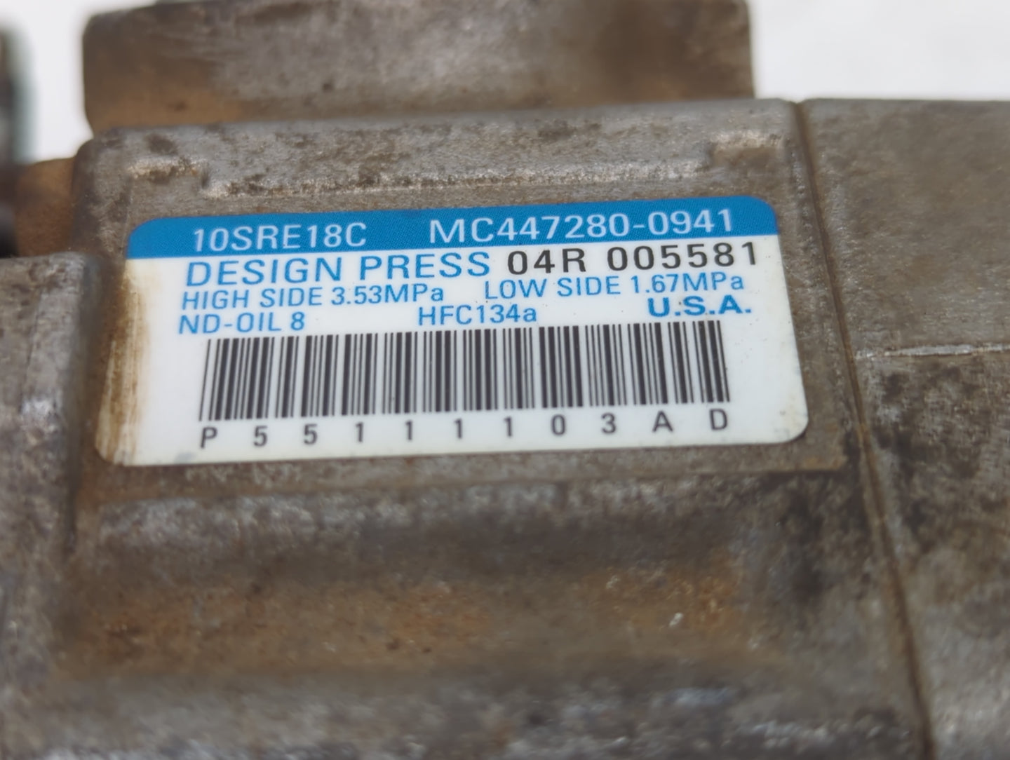 Dodge Caravan Air Conditioning A/c Ac Compressor Oem - Oemusedautoparts1.com