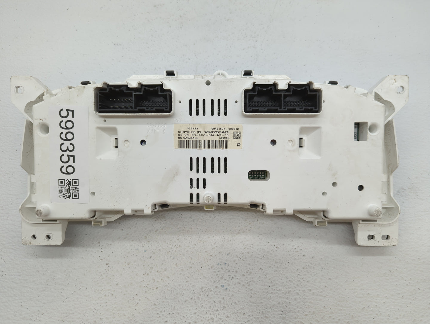 2014 Dodge Caravan Instrument Cluster Speedometer Gauges P/N:56054258AD Fits OEM Used Auto Parts - Oemusedautoparts1.com
