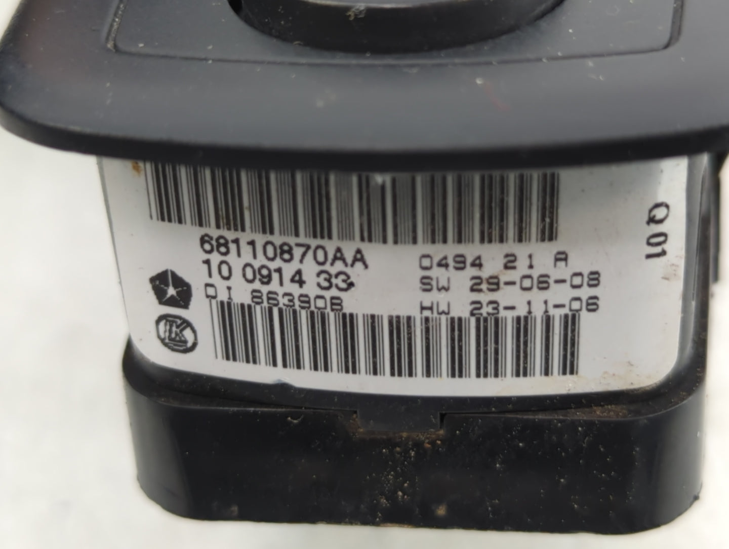 2014 Dodge Caravan Master Power Window Switch Replacement Driver Side Left P/N:68110871AA Fits Fits 2012 2013 2015 2016 OEM 