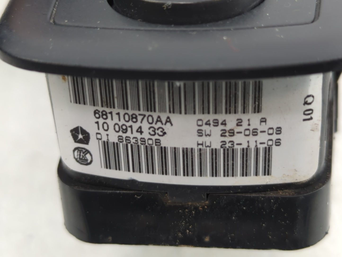 2014 Dodge Caravan Master Power Window Switch Replacement Driver Side Left P/N:68110871AA Fits Fits 2012 2013 2015 2016 OEM 