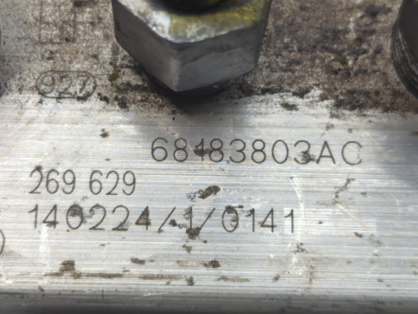 2014 Dodge Caravan ABS Pump Control Module Replacement P/N:68483803AC Fits OEM Used Auto Parts - Oemusedautoparts1.com