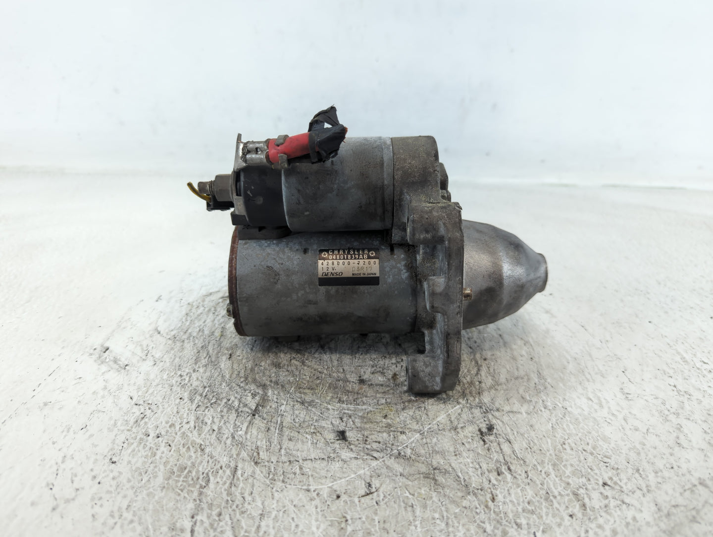2014 Dodge Caravan Car Starter Motor Solenoid OEM P/N:428000-7200 04801839AB Fits OEM Used Auto Parts - Oemusedautoparts1.co