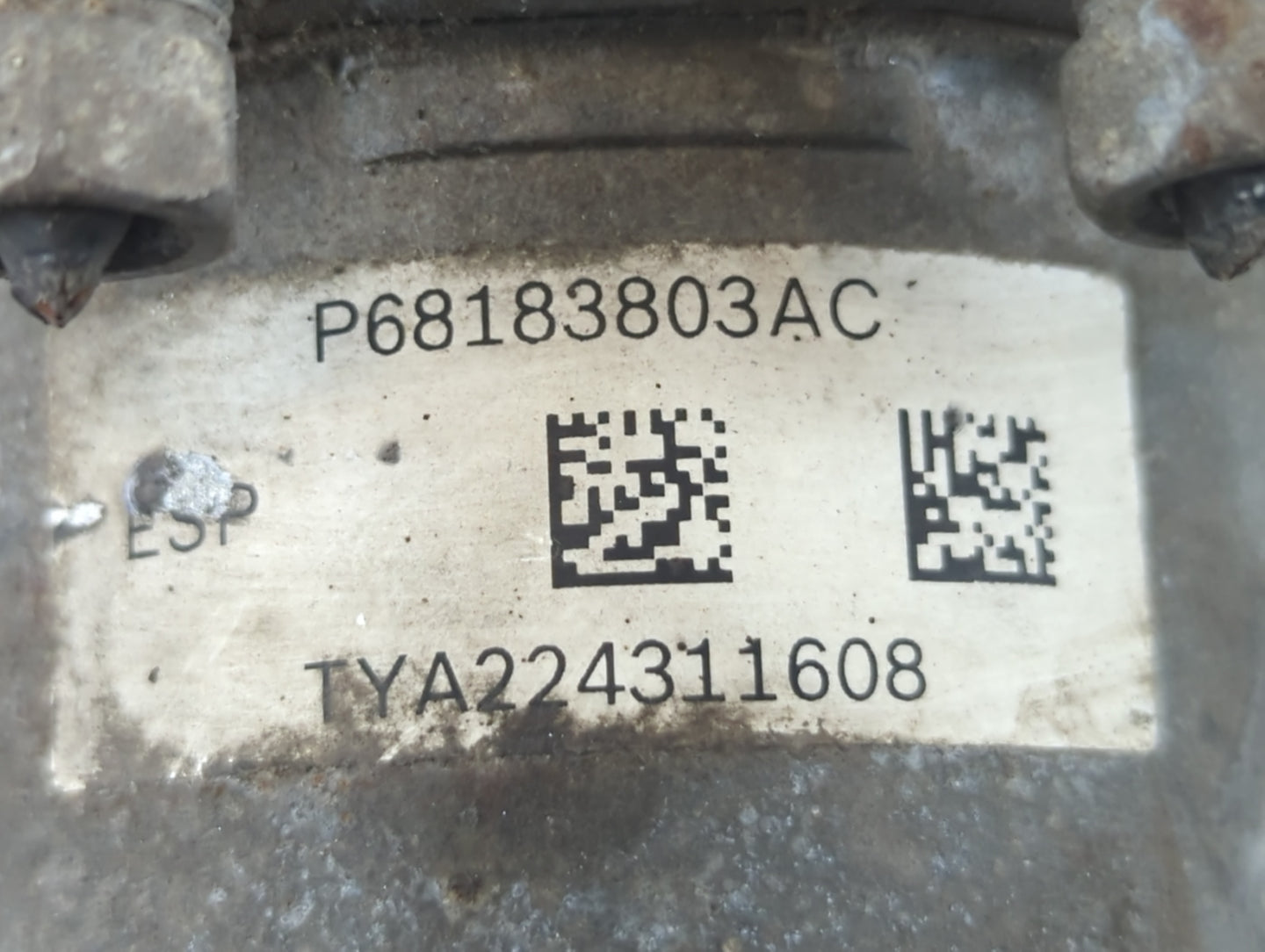 2014 Dodge Caravan ABS Pump Control Module Replacement P/N:P68183803AC Fits OEM Used Auto Parts - Oemusedautoparts1.com