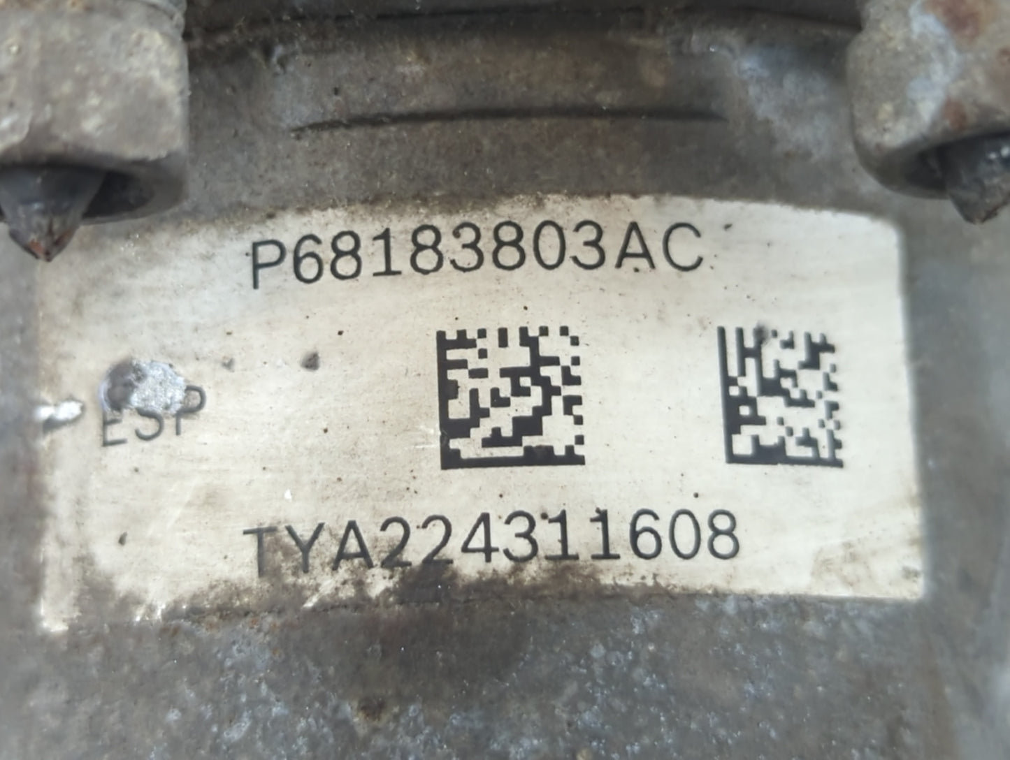 2014 Dodge Caravan ABS Pump Control Module Replacement P/N:P68183803AC Fits OEM Used Auto Parts - Oemusedautoparts1.com