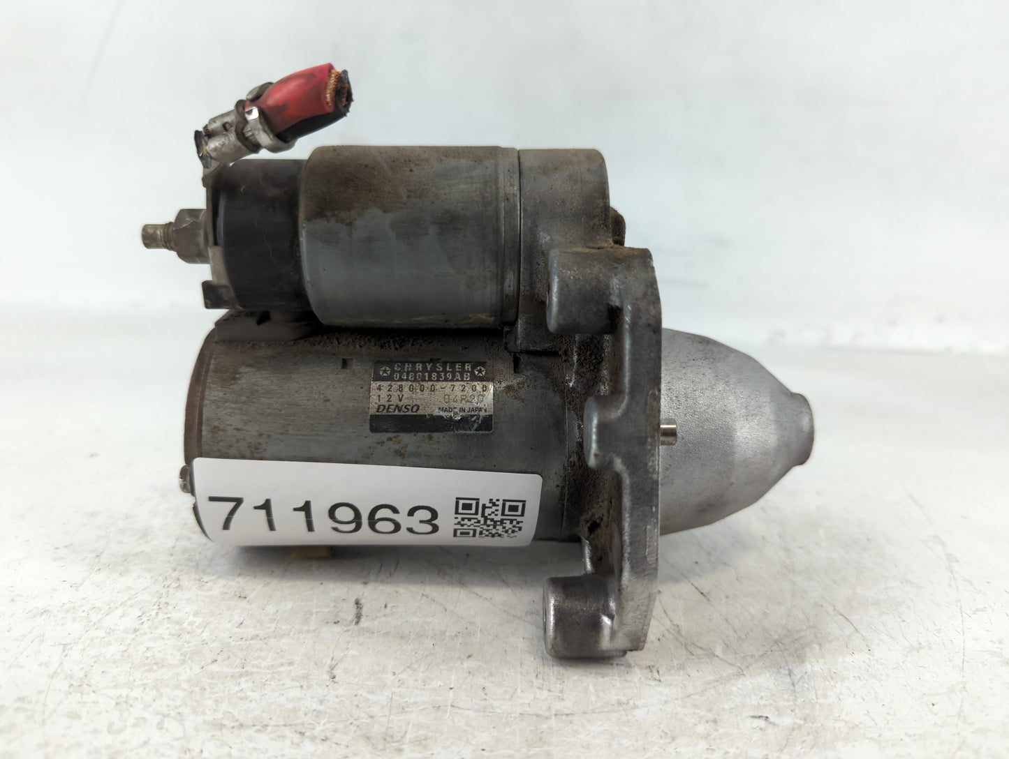 2014 Dodge Caravan Car Starter Motor Solenoid OEM P/N:04801839AB 428000 7200 Fits OEM Used Auto Parts - Oemusedautoparts1.co