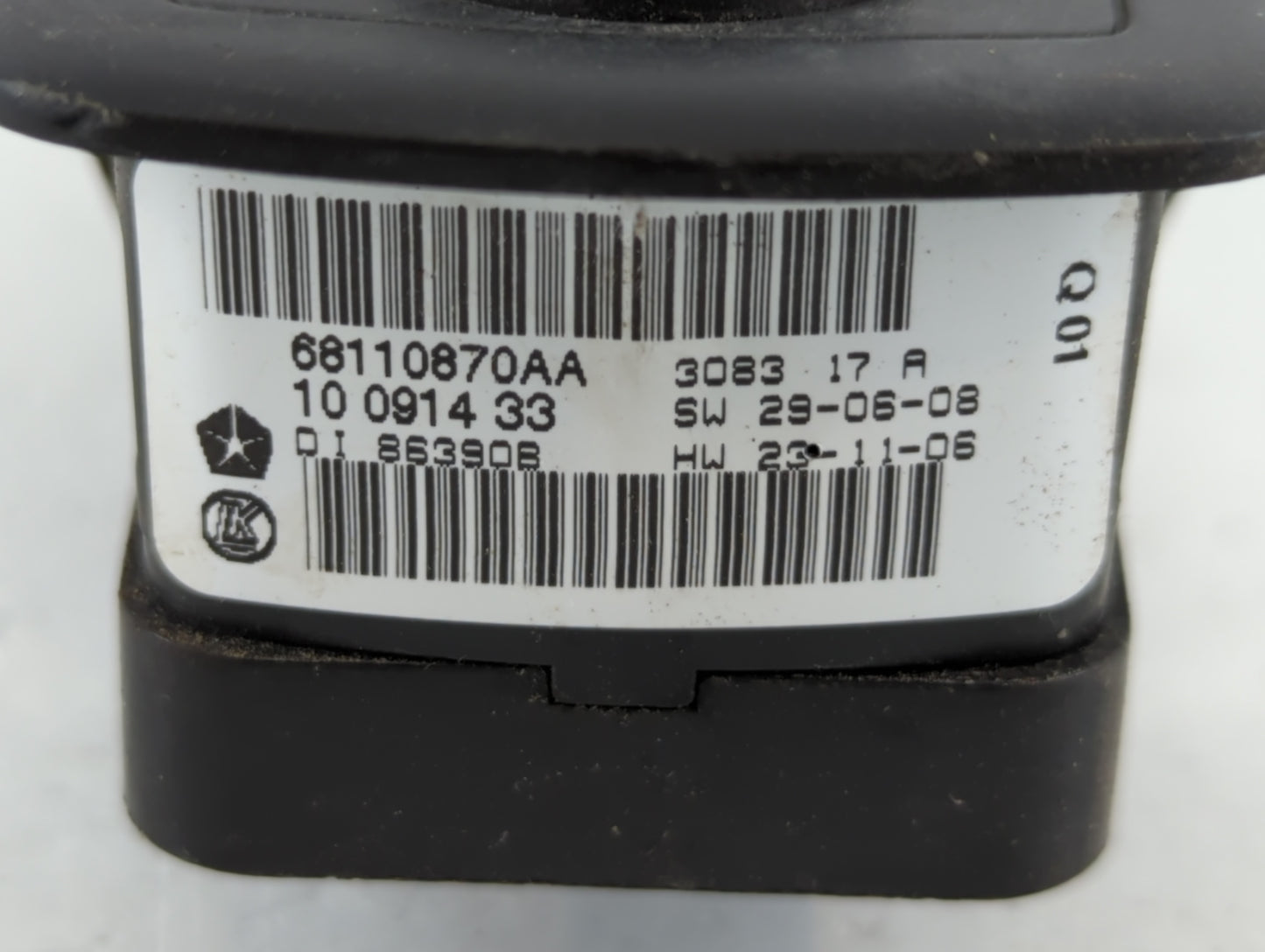 2014 Dodge Caravan Master Power Window Switch Replacement Driver Side Left P/N:68110870AA Fits Fits 2012 2013 2015 2016 OEM 