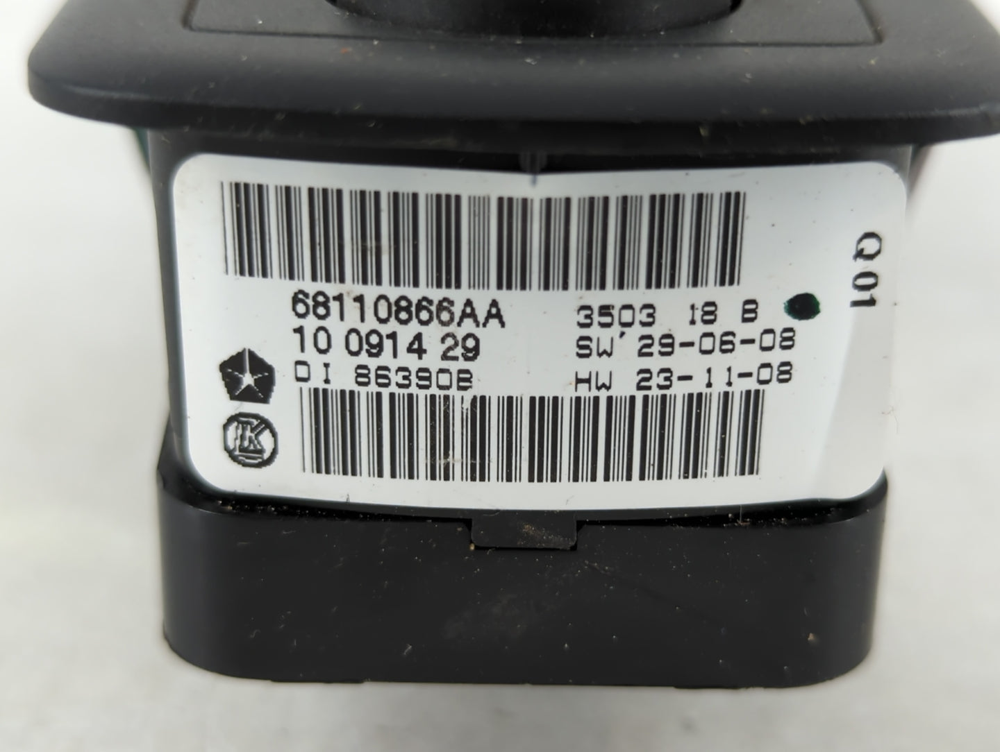 2014 Dodge Caravan Master Power Window Switch Replacement Driver Side Left P/N:68110866AA Fits Fits 2012 2013 2015 2016 OEM 