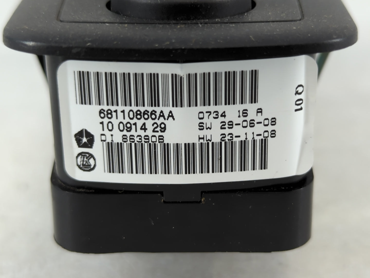 2014 Dodge Caravan Master Power Window Switch Replacement Driver Side Left P/N:68110866AA Fits Fits 2012 2013 2015 2016 OEM 