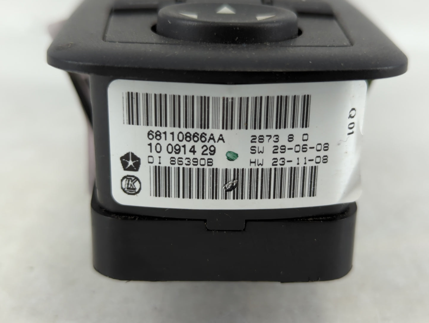 2014 Dodge Caravan Master Power Window Switch Replacement Driver Side Left P/N:68110866AA Fits Fits 2012 2013 2015 2016 OEM 