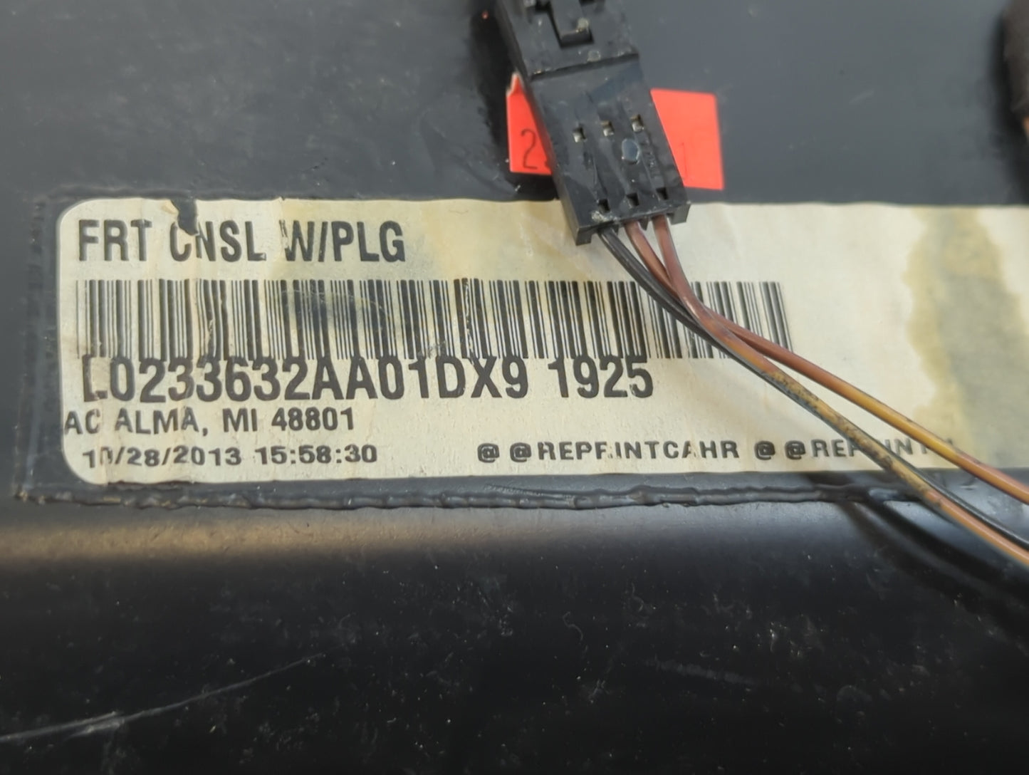 2014 Dodge Caravan Overhead Roof Console - Oemusedautoparts1.com
