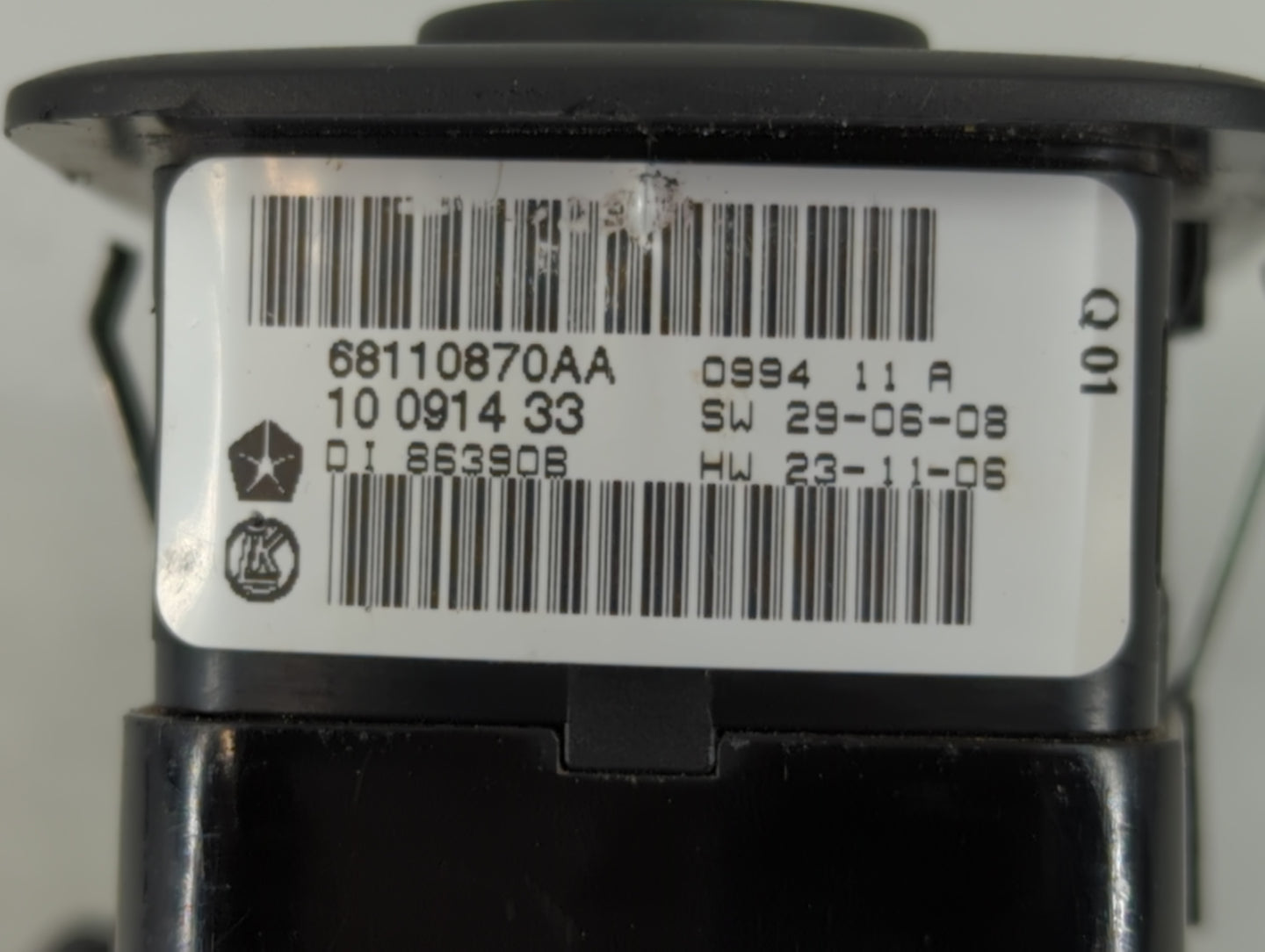2014 Dodge Caravan Master Power Window Switch Replacement Driver Side Left P/N:68110870AA Fits Fits 2012 2013 2015 2016 OEM 