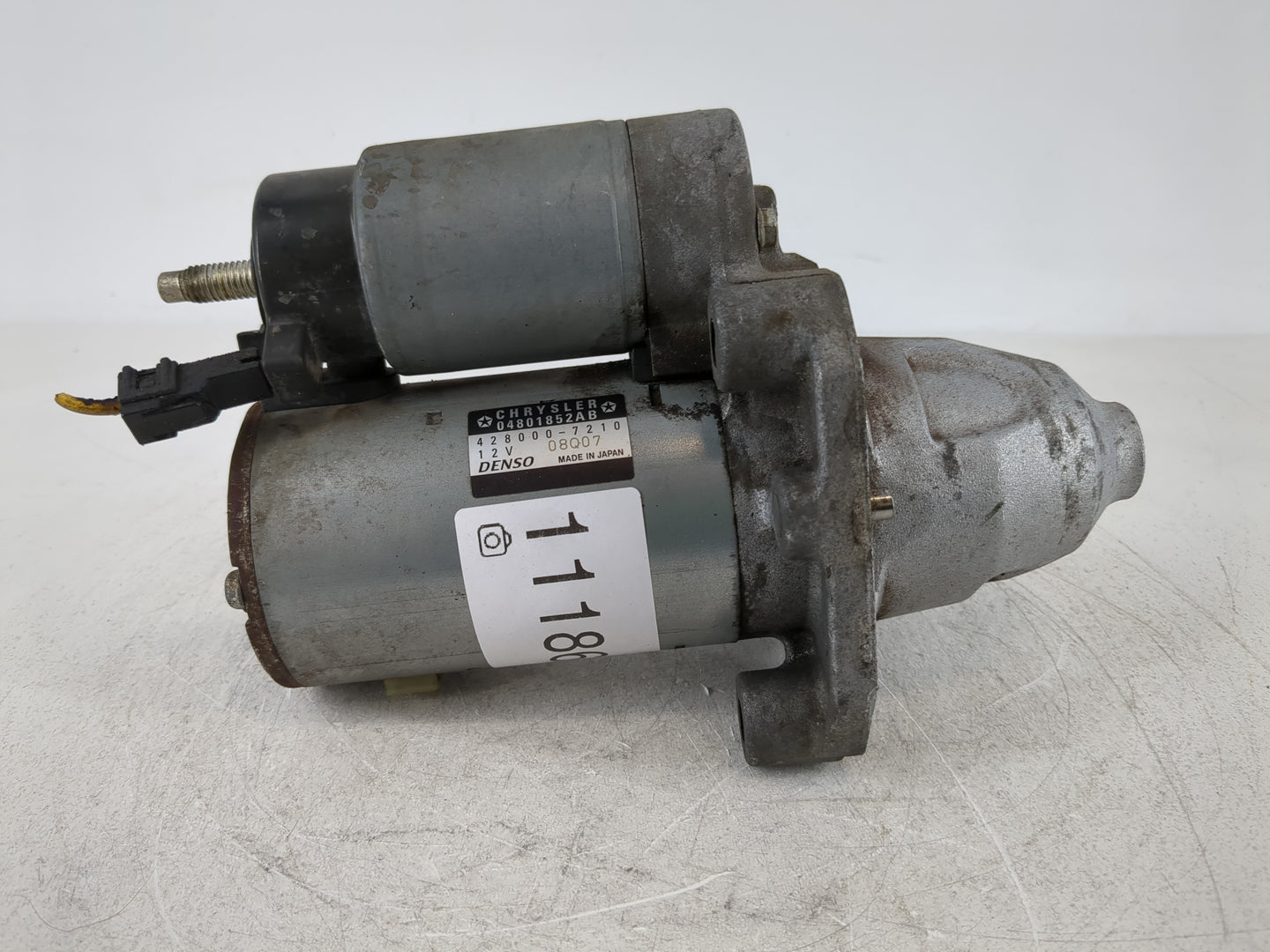 2014 Dodge Challenger Car Starter Motor Solenoid OEM P/N:428000-7210 04801852AB Fits OEM Used Auto Parts - Oemusedautoparts1