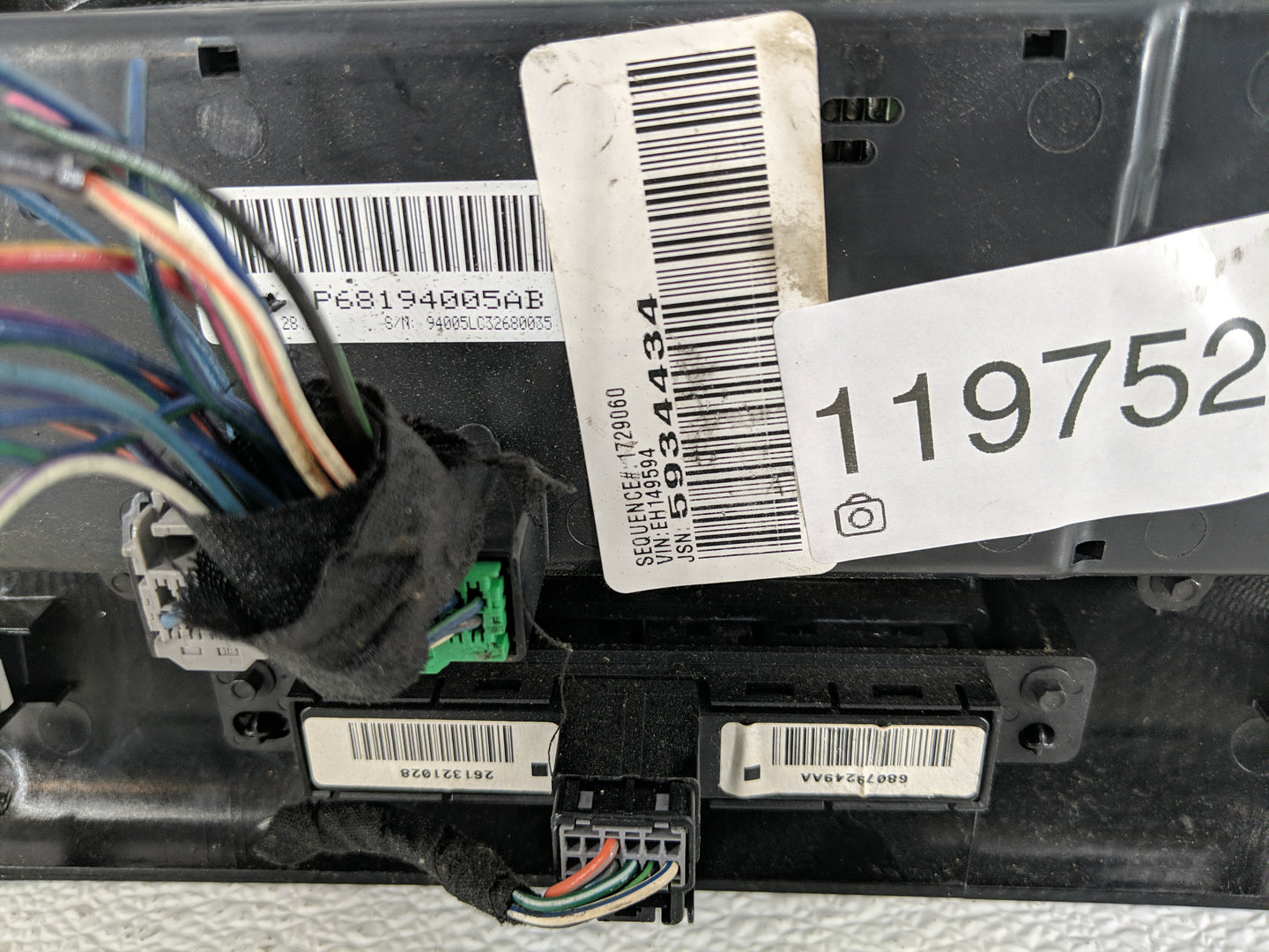 2011-2014 Dodge Challenger Climate Control Module Temperature AC/Heater Replacement P/N:P68194005AB Fits Fits 2011 2012 2013