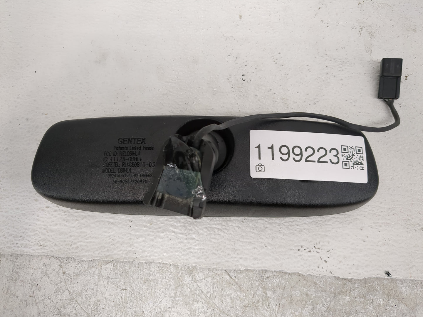 2012-2014 Dodge Challenger Interior Rear View Mirror Replacement OEM P/N:E11026130 Fits Fits 2012 2013 2014 OEM Used Auto Pa
