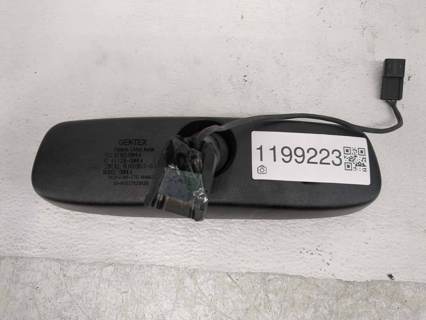 2012-2014 Dodge Challenger Interior Rear View Mirror Replacement OEM P/N:E11026130 Fits Fits 2012 2013 2014 OEM Used Auto Pa