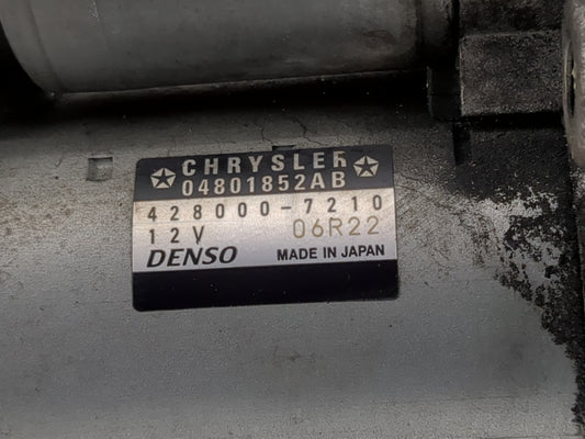 2011-2016 Dodge Challenger Car Starter Motor Solenoid OEM P/N:04801852AB 428000-7210 12V Fits Fits 2011 2012 2013 2014 2015 2016 OEM Used Auto Parts