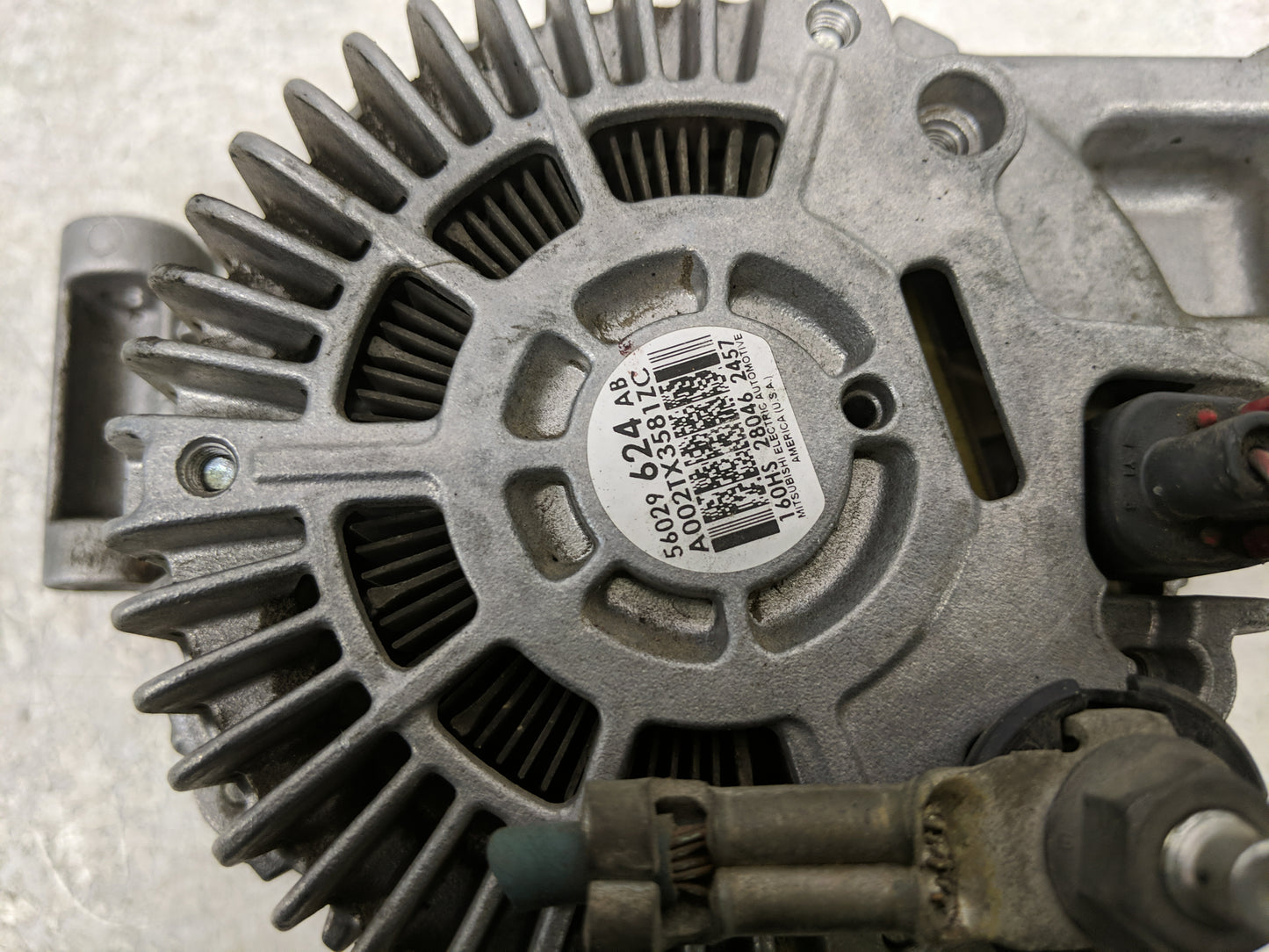 2011-2022 Dodge Challenger Alternator Replacement Generator Charging Assembly Engine OEM P/N:56029 624AB P04801779AG Fits OE