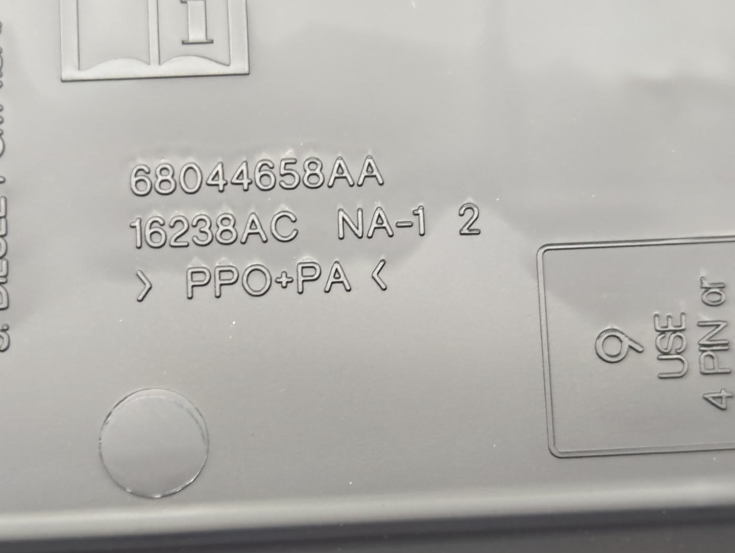 2014 Dodge Challenger Fusebox Fuse Box Panel Relay Module P/N:68044658AA Fits OEM Used Auto Parts - Oemusedautoparts1.com