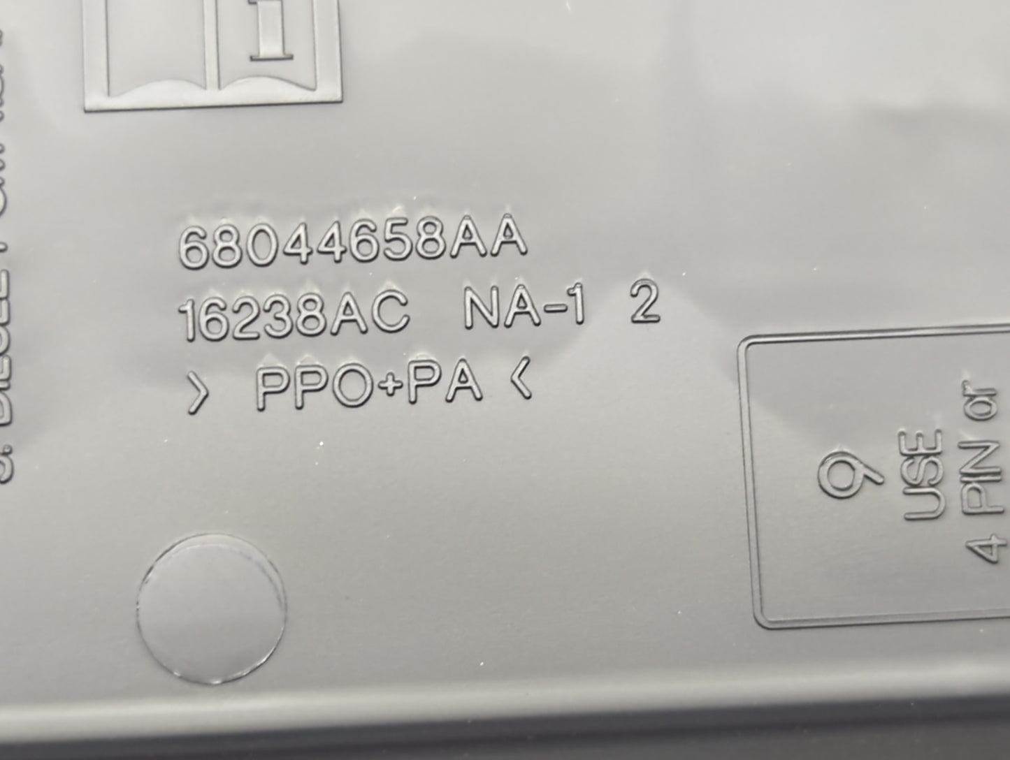 2014 Dodge Challenger Fusebox Fuse Box Panel Relay Module P/N:68044658AA Fits OEM Used Auto Parts - Oemusedautoparts1.com