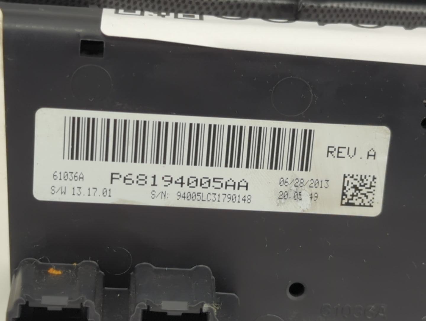 2011-2014 Dodge Challenger Climate Control Module Temperature AC/Heater Replacement P/N:P68194005AA Fits Fits 2011 2012 2013