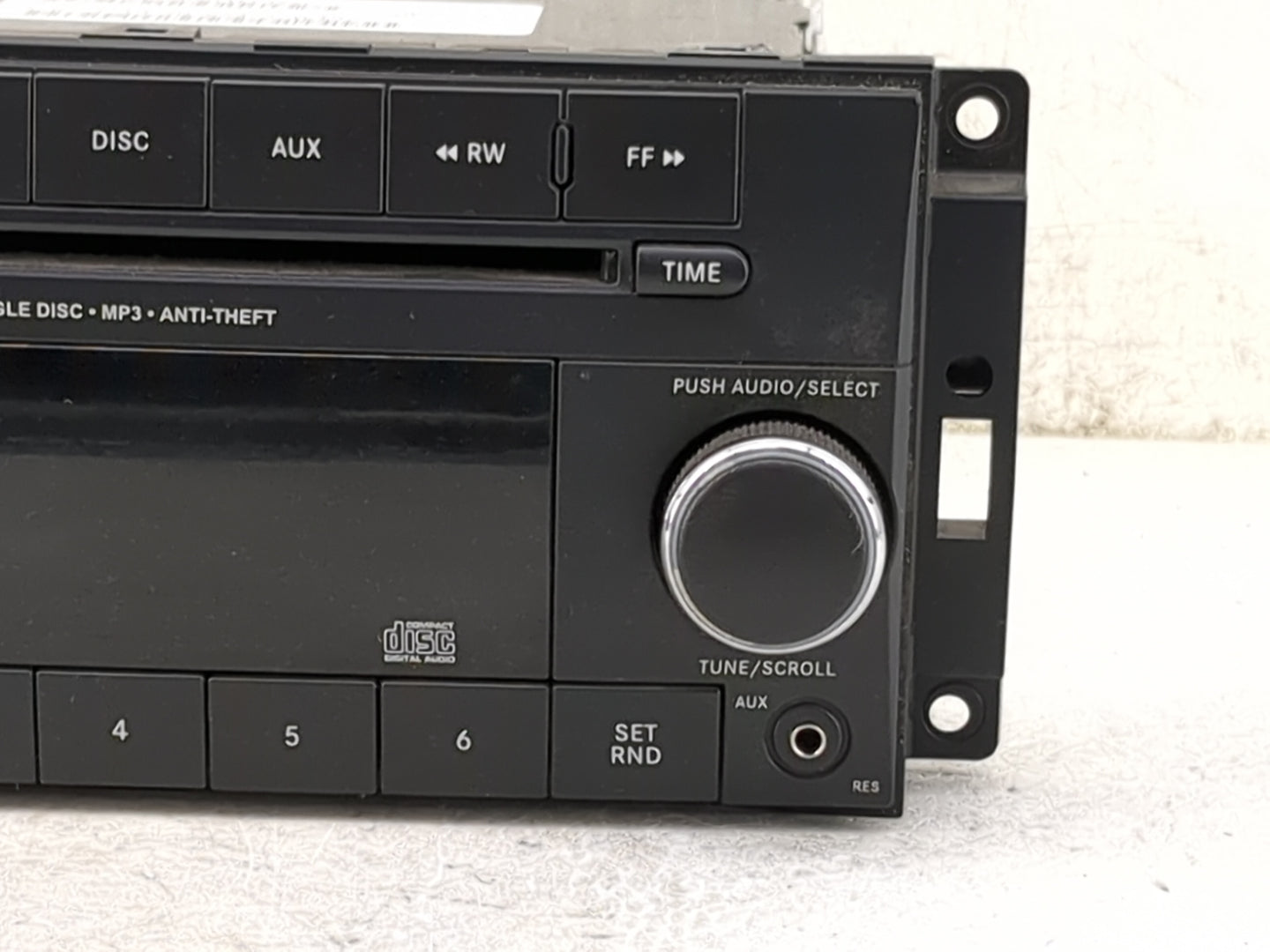 2012-2014 Dodge Challenger Radio AM FM Cd Player Receiver Replacement P/N:P05091195AC SPNP05091195AC Fits OEM Used Auto Part