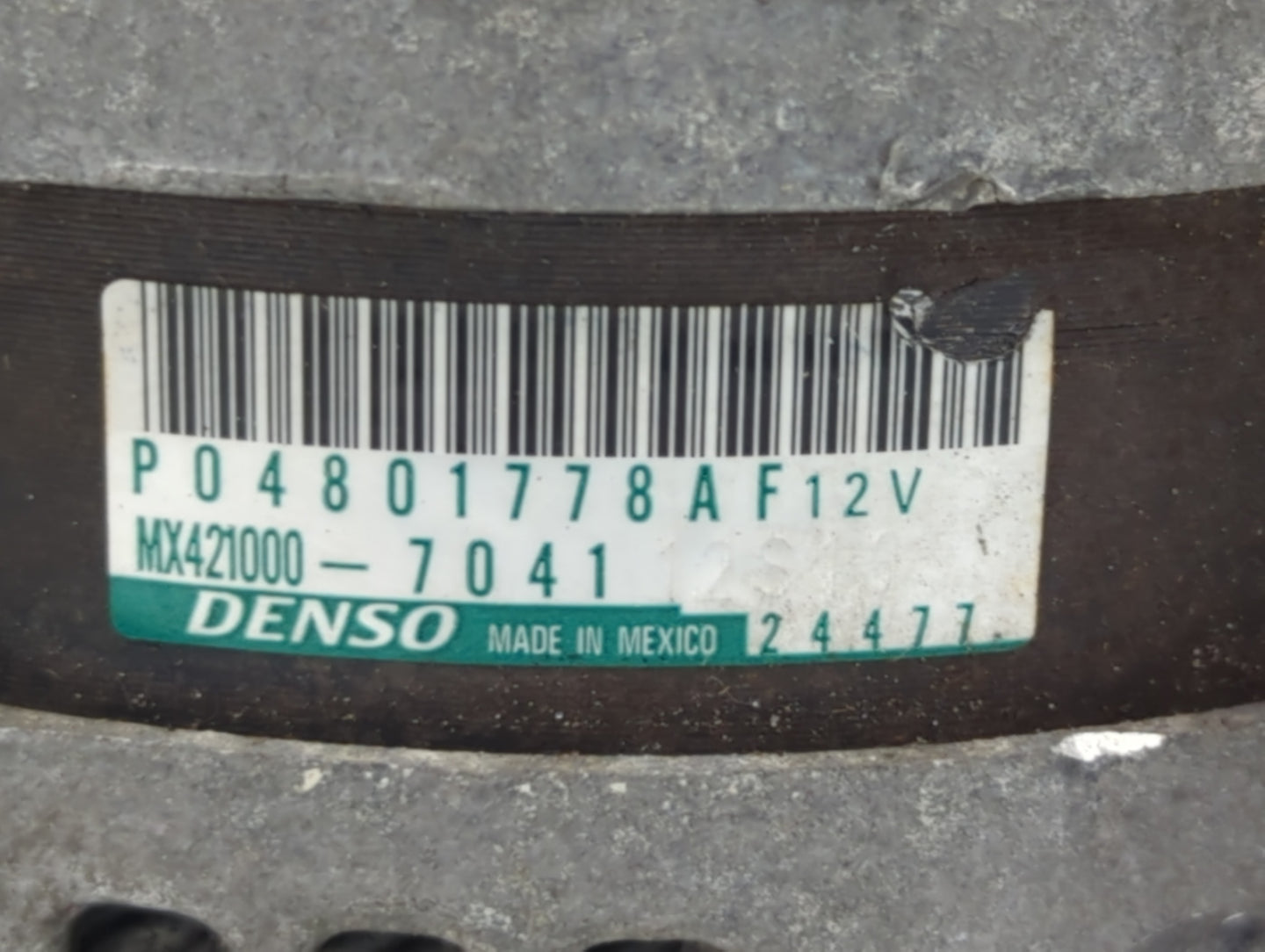 2011-2022 Dodge Challenger Alternator Replacement Generator Charging Assembly Engine OEM P/N:421000-7041 P04801778AF Fits OE