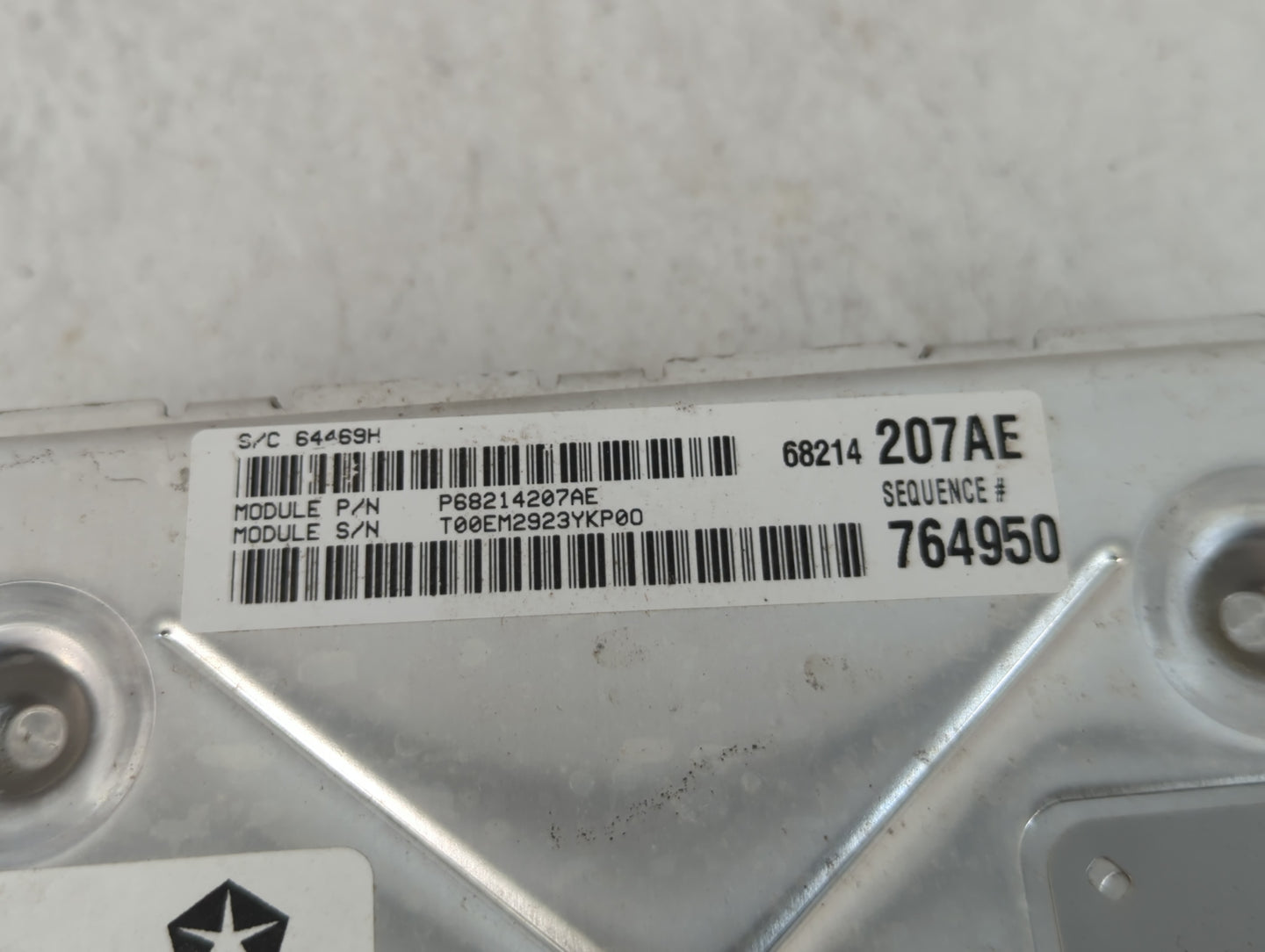 2014 Dodge Charger PCM Engine Control Computer ECU ECM PCU OEM P/N:P68214207AE P05150787AC Fits OEM Used Auto Parts - Oemuse