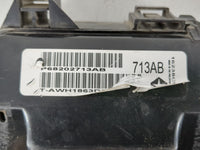 2012-2014 Dodge Charger Fusebox Fuse Box Panel Relay Module P/N:P68202713AB Fits Fits 2012 2013 2014 OEM Used Auto Parts - O
